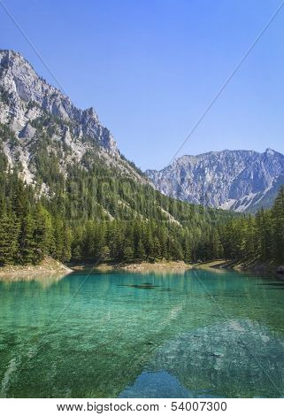 Green Lake in Styria, Austria