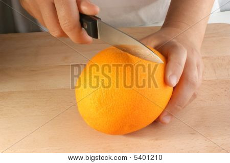 Prepare Fruit To Make A Fruitsalad