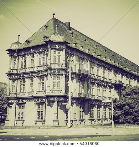 Vintage Sepia Romish Germanisches Zentralmuseum Mainz