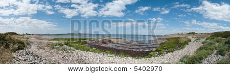 Panorama van de kust