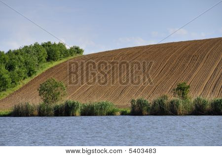 Feld auf der Piste