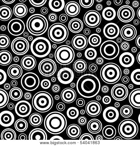 Seamless Texture With Concentric Circles.