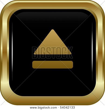 Black Gold Upper Button.