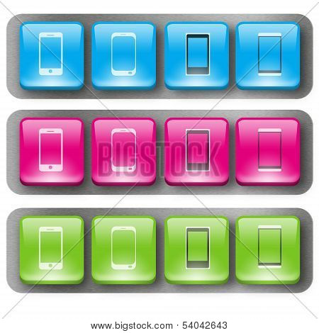cellphone buttons