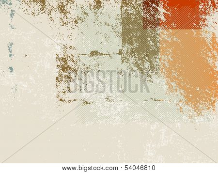 Abstract retro wallpaper background - grunge style 70s