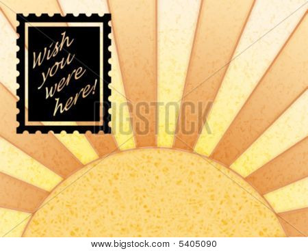 Solen och stämpel