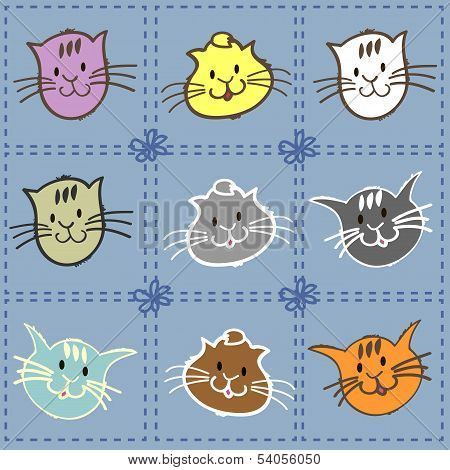 Collection of kittens