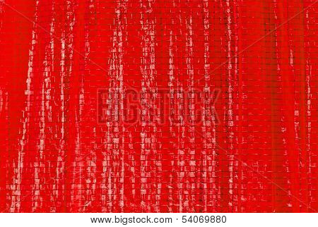 Pattern Picnic Red Oilcloth