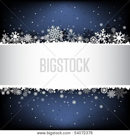dark blue snow mesh background with textarea