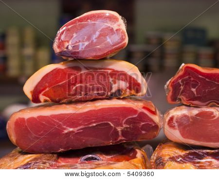 Spanische Schinken Jamon Serrano