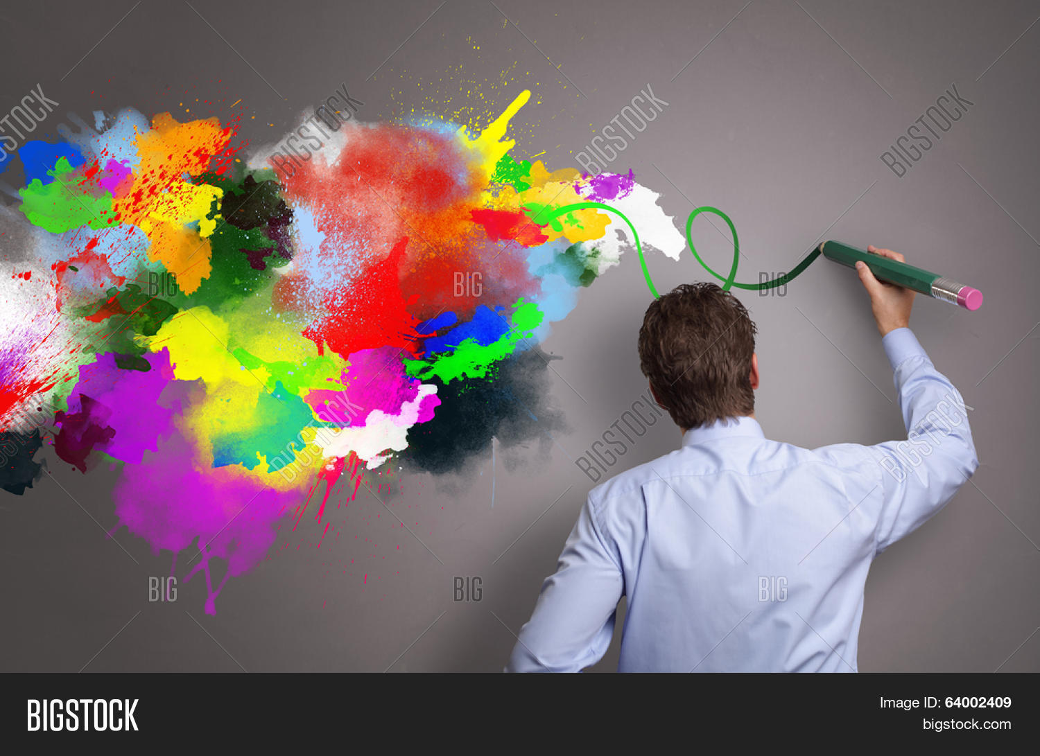 Businessman Painting Image & Photo (Free Trial) Bigstock