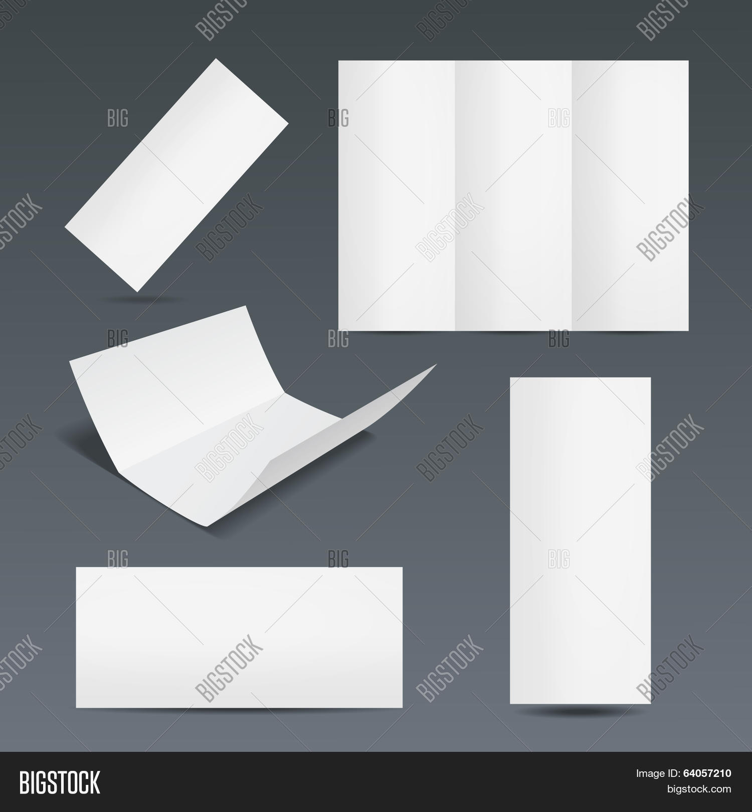 Set Templates Leaflet Vector &amp; Photo (Free Trial) | Bigstock