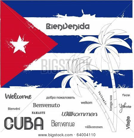 Background welcome to Cuba
