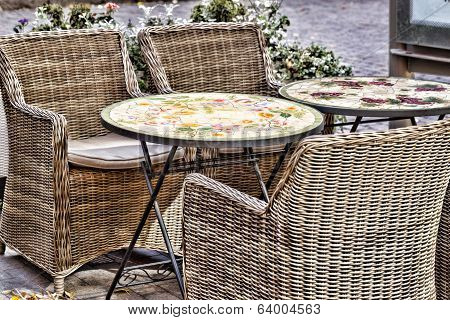 Autumn Outdoor Cafe