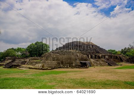 Tazumal mayan ruins in El Salvador, Santa Ana