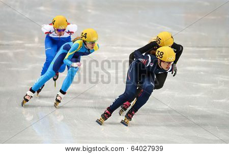 Ladies' 1000 M Heats Short Track Heats