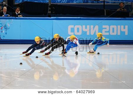 Ladies' 1000 M Heats Short Track Heats