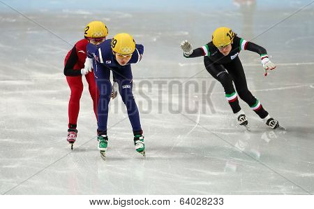 Ladies' 1000 M Heats Short Track Heats