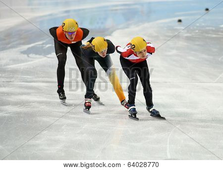 Ladies' 1000 M Heats Short Track Heats
