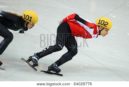 Ladies' 1000 M Heats Short Track Heats