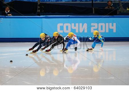 Ladies' 1000 M Heats Short Track Heats