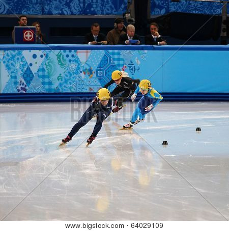 Ladies' 1000 M Heats Short Track Heats