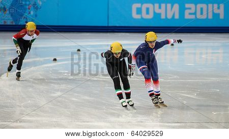 Ladies' 1000 M Heats Short Track Heats