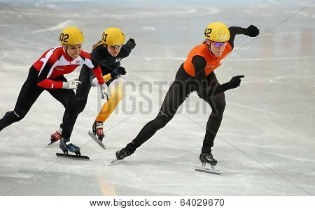 Ladies' 1000 M Heats Short Track Heats