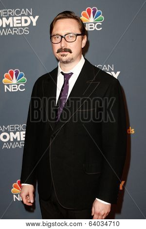 NEW YORK-APR 26: Comedian John Hodgman attends the American Comedy Awards at the Hammerstein Ballroom on April 26, 2014 in New York City.