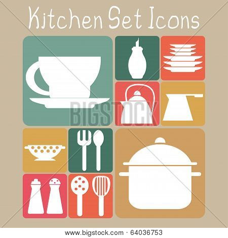 Kitchen Set Icons