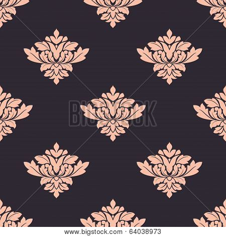 Vintage damask style seamless pattern