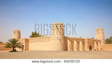 Famous Jahili fort in Al Ain oasis, United Arab Emirates