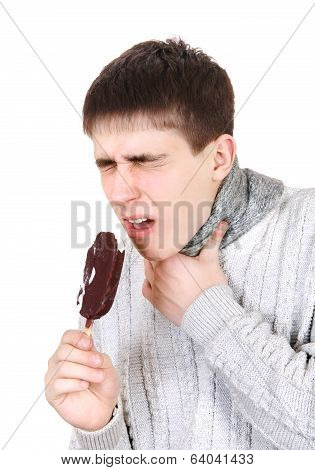 Sick Teenager Eats Icecream