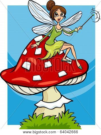Elf Fairy Fantasy Cartoon Illustration