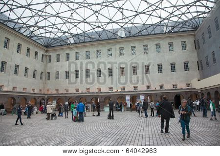 AMSTERDAM NETHERLANDS - APRIL 6: The National Maritime Museum in Amsterdam Netherlands is devoted to