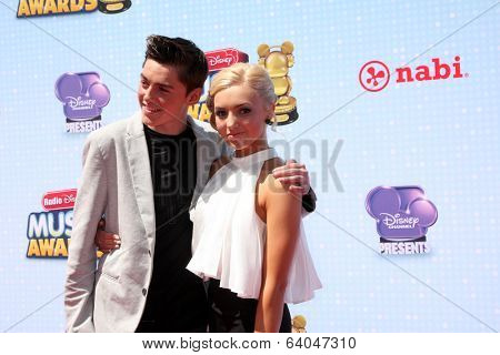 LOS ANGELES - APR 26:  Spencer List, Peyton List at the 2014 Radio Disney Music Awards at Nokia Theater on April 26, 2014 in Los Angeles, CA