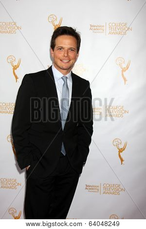 LOS ANGELES - APR 23:  Scott Wolf at the 35th College Television Awards at Television Academy on April 23, 2014 in North Hollywood, CA