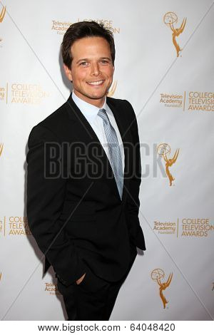 LOS ANGELES - APR 23:  Scott Wolf at the 35th College Television Awards at Television Academy on April 23, 2014 in North Hollywood, CA