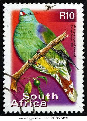 Postage Stamp South Africa 2000 African Green Pigeon, Bird