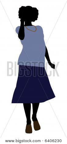 Bedstemor Illustration silhuet
