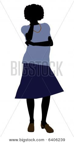 Bedstemor Illustration silhuet