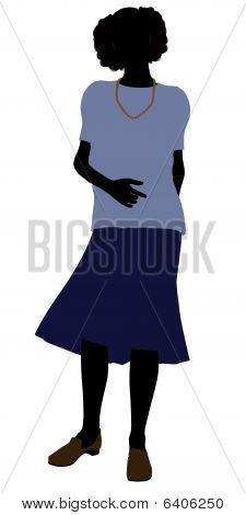 Bedstemor Illustration silhuet