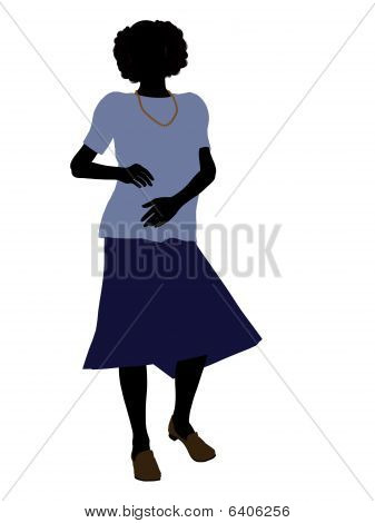 Bedstemor Illustration silhuet