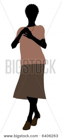 Bedstemor Illustration silhuet