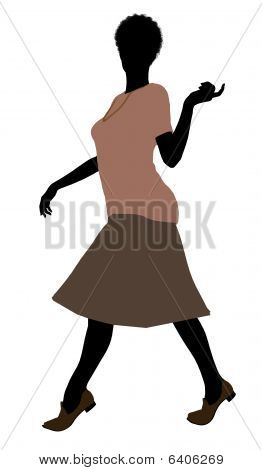 Bedstemor Illustration silhuet