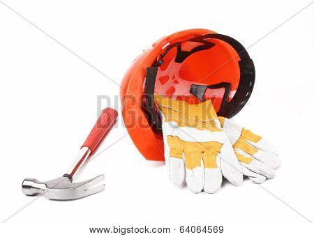 Various consruction tools.