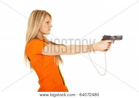 Prisoner Orange Gun Side Point