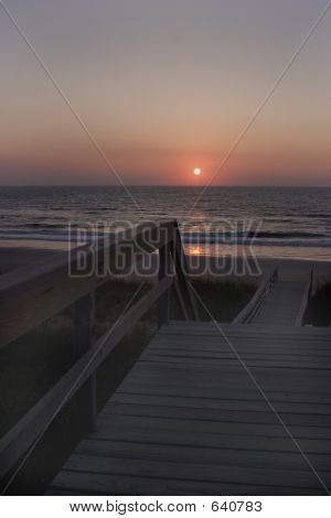 Playa al amanecer