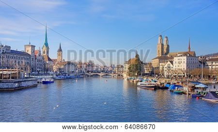 Zurich, The Limmat River