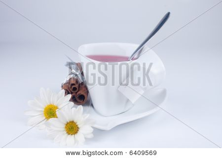 Cute Cup With Flowers